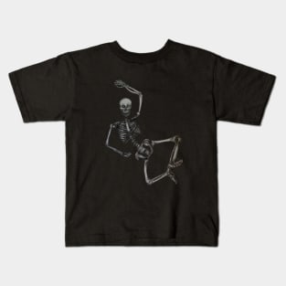 Happy Dancing Skeleton Kids T-Shirt